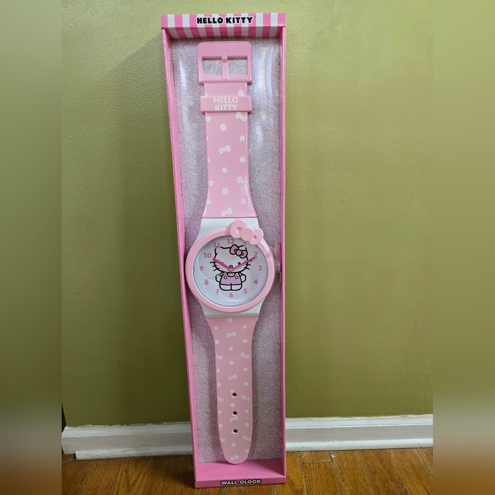 Pink Giant Hello Kitty Wrist Watch Wall Clock